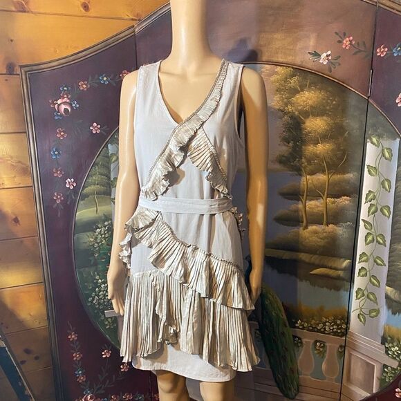 Gap dress sleeveless with ruffles Size Small - Picture 4 of 4